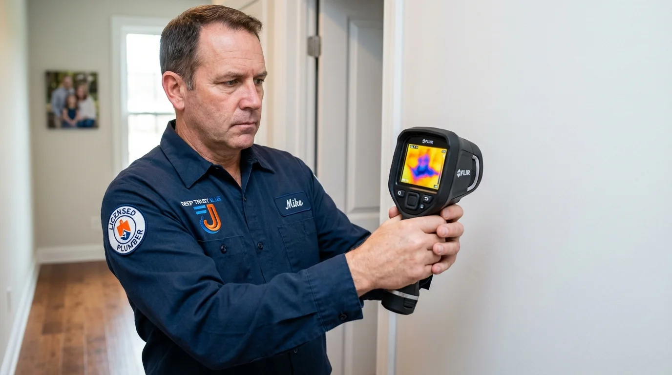 Thermal imaging leak detection by Johns Plumbing LLC in Lookout Mountain